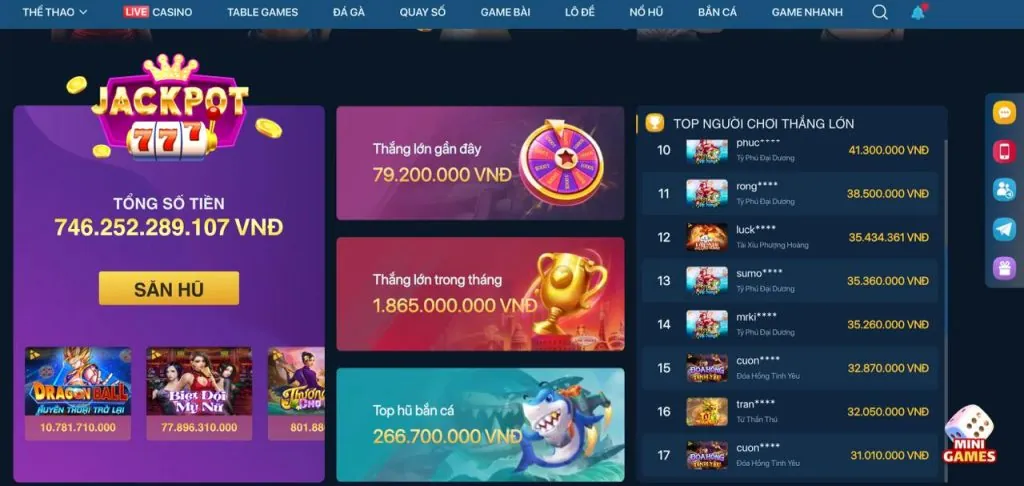 Giao diện thân thiện Win555 APK